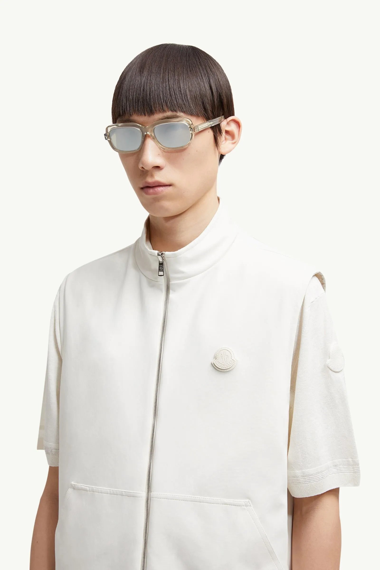 TRANSPARENT SHINY OFF-WHITE