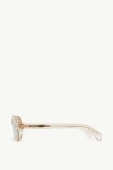 TRANSPARENT SHINY OFF-WHITE