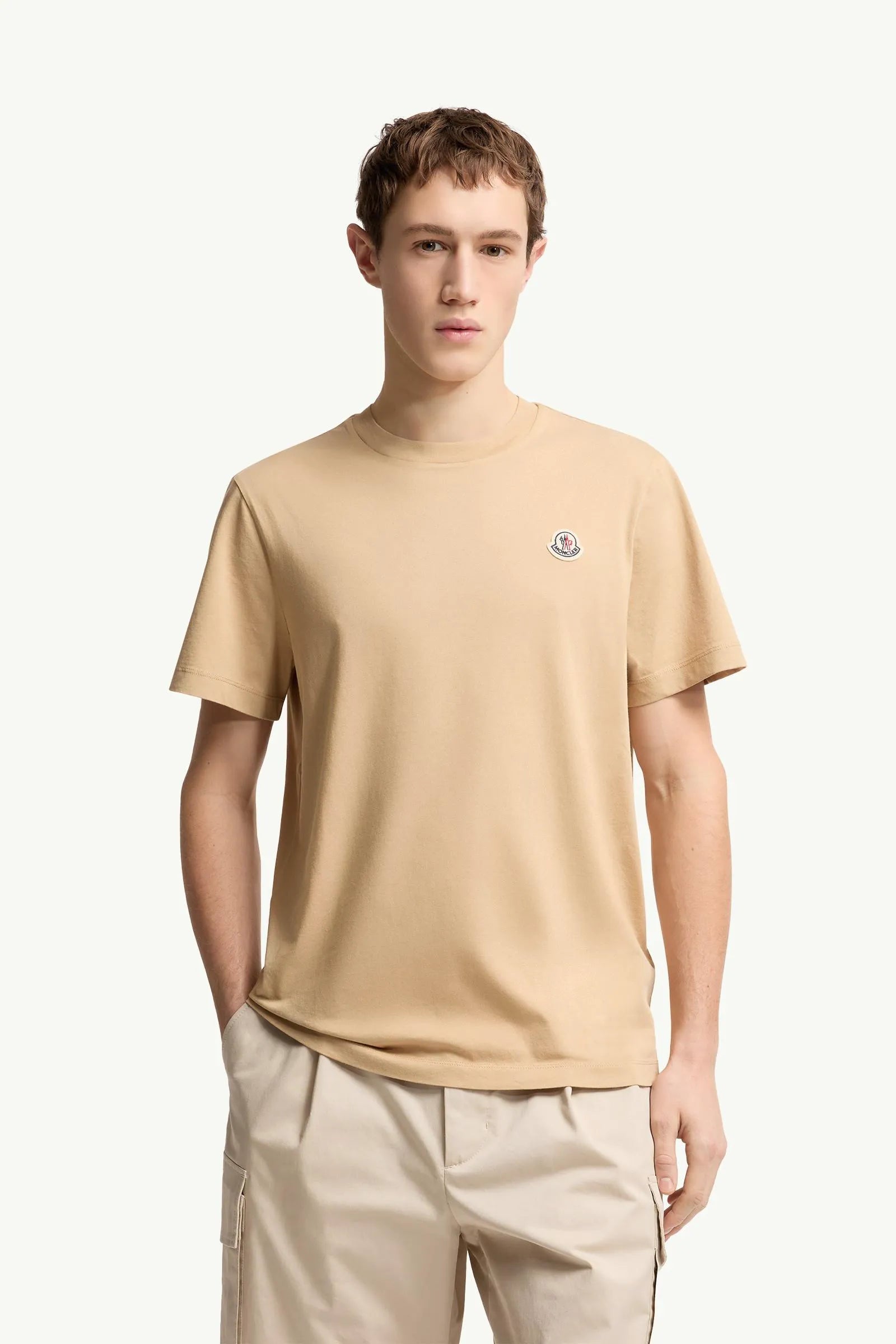 White & Beige & Navy Blue