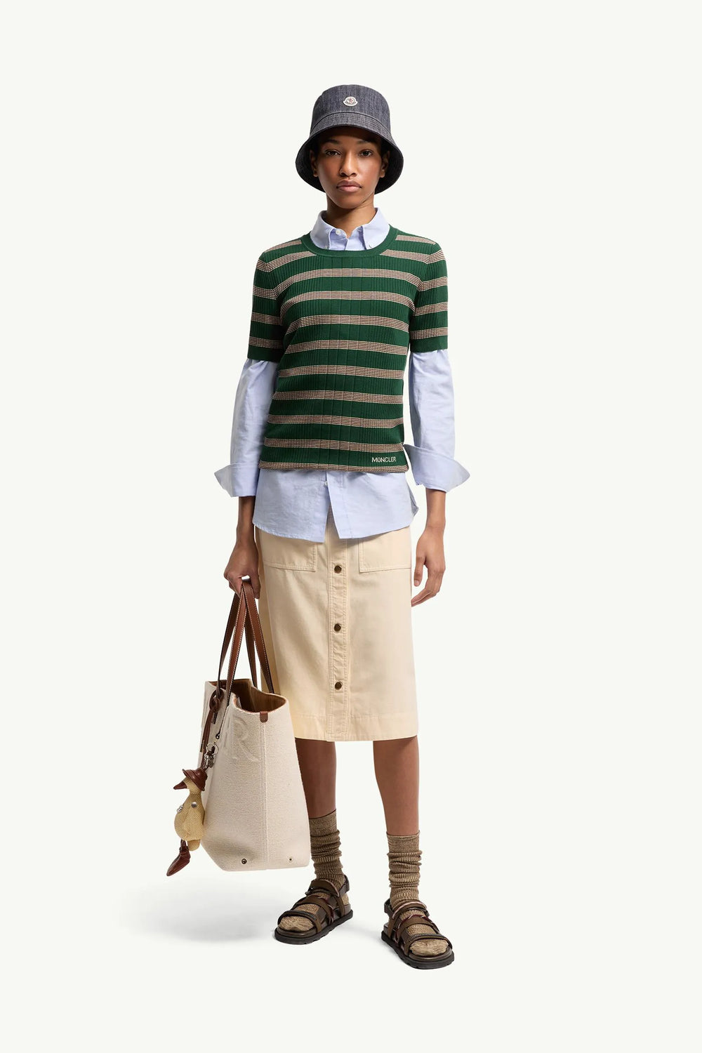 Beige & Green