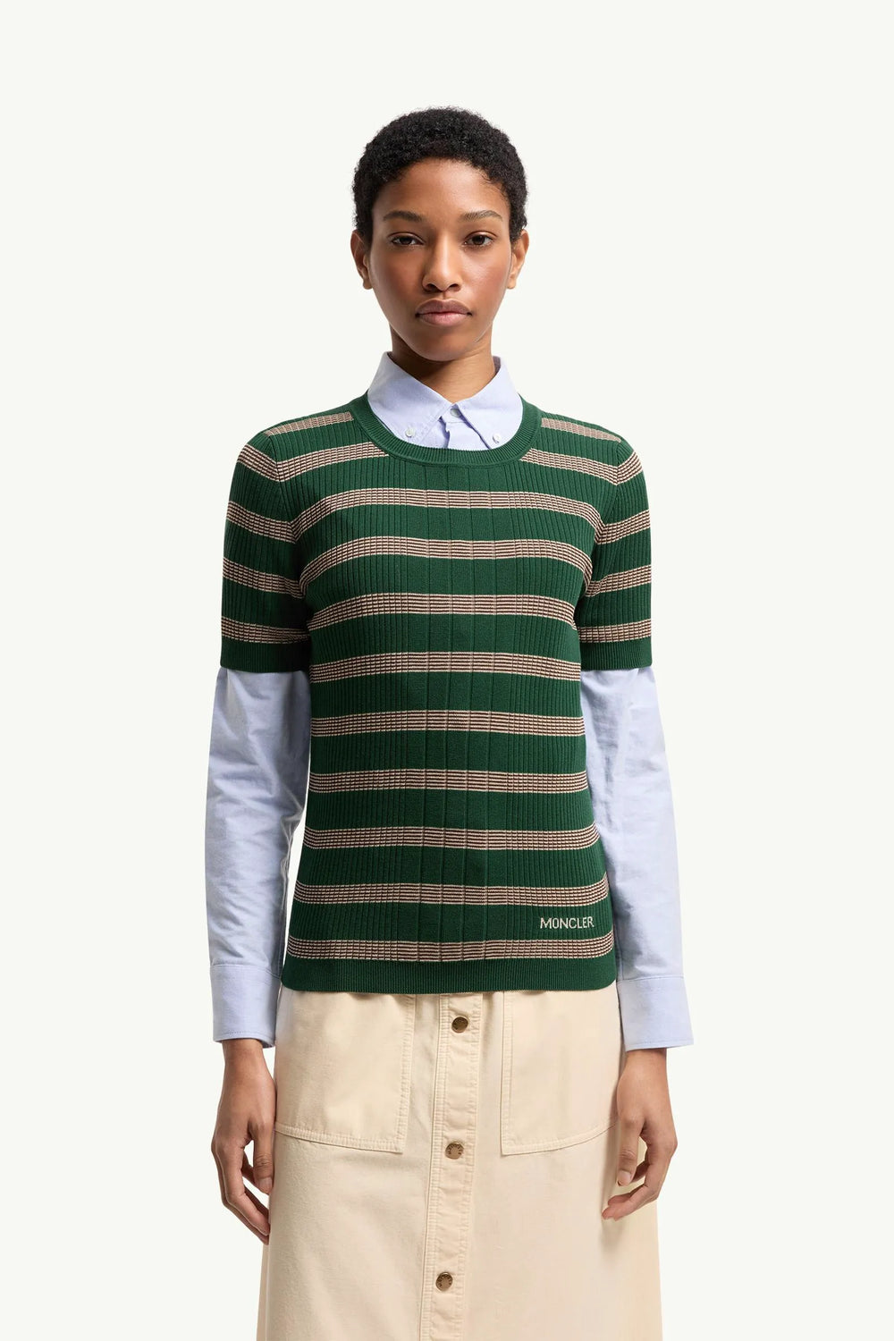 Beige & Green
