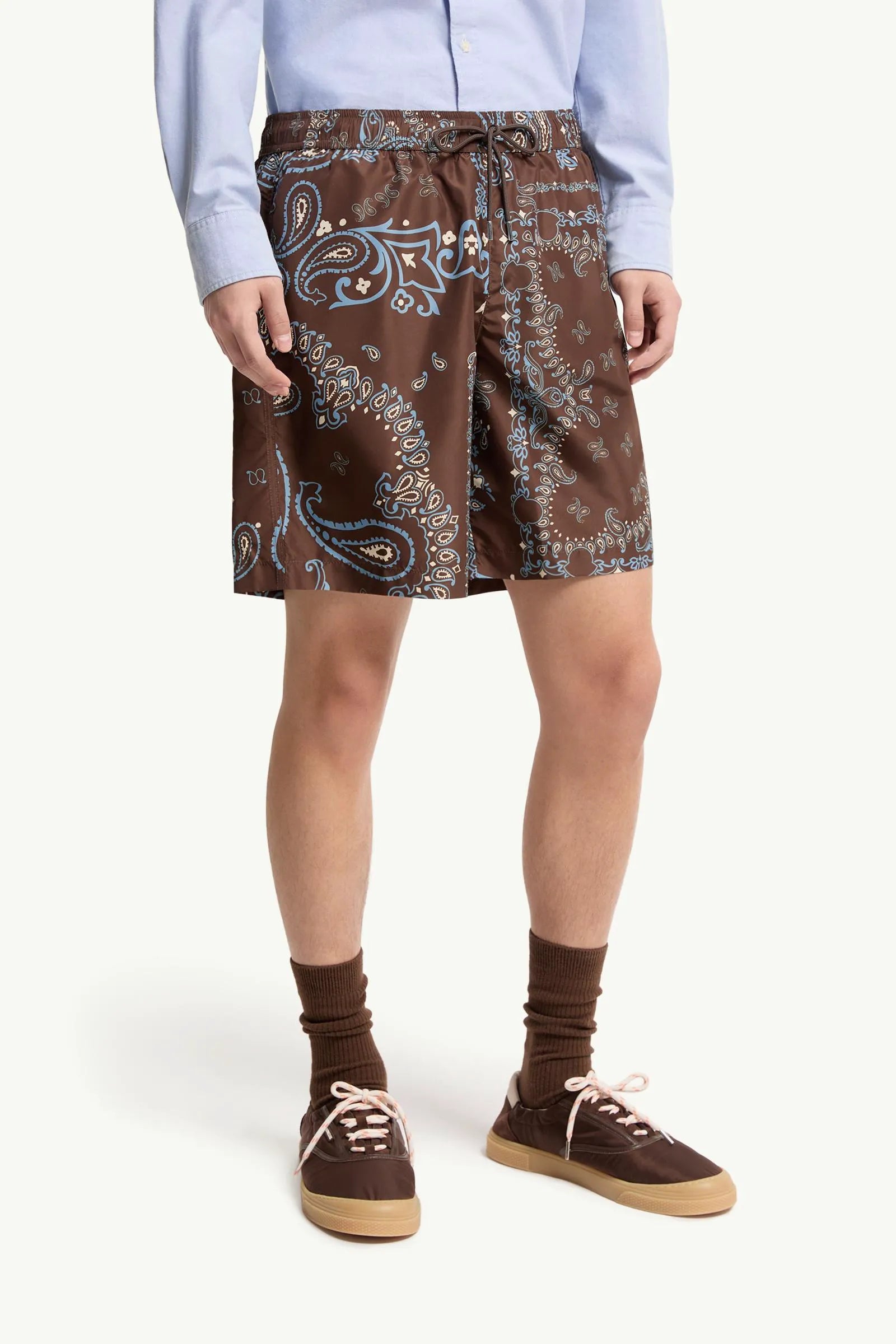 Light Blue & Brown