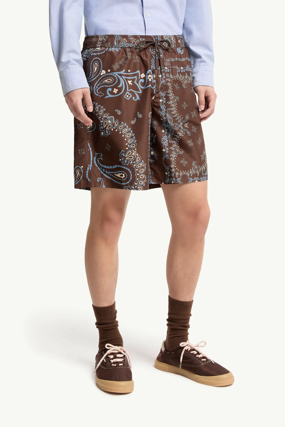 Light Blue & Brown