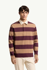 Beige & Burgundy
