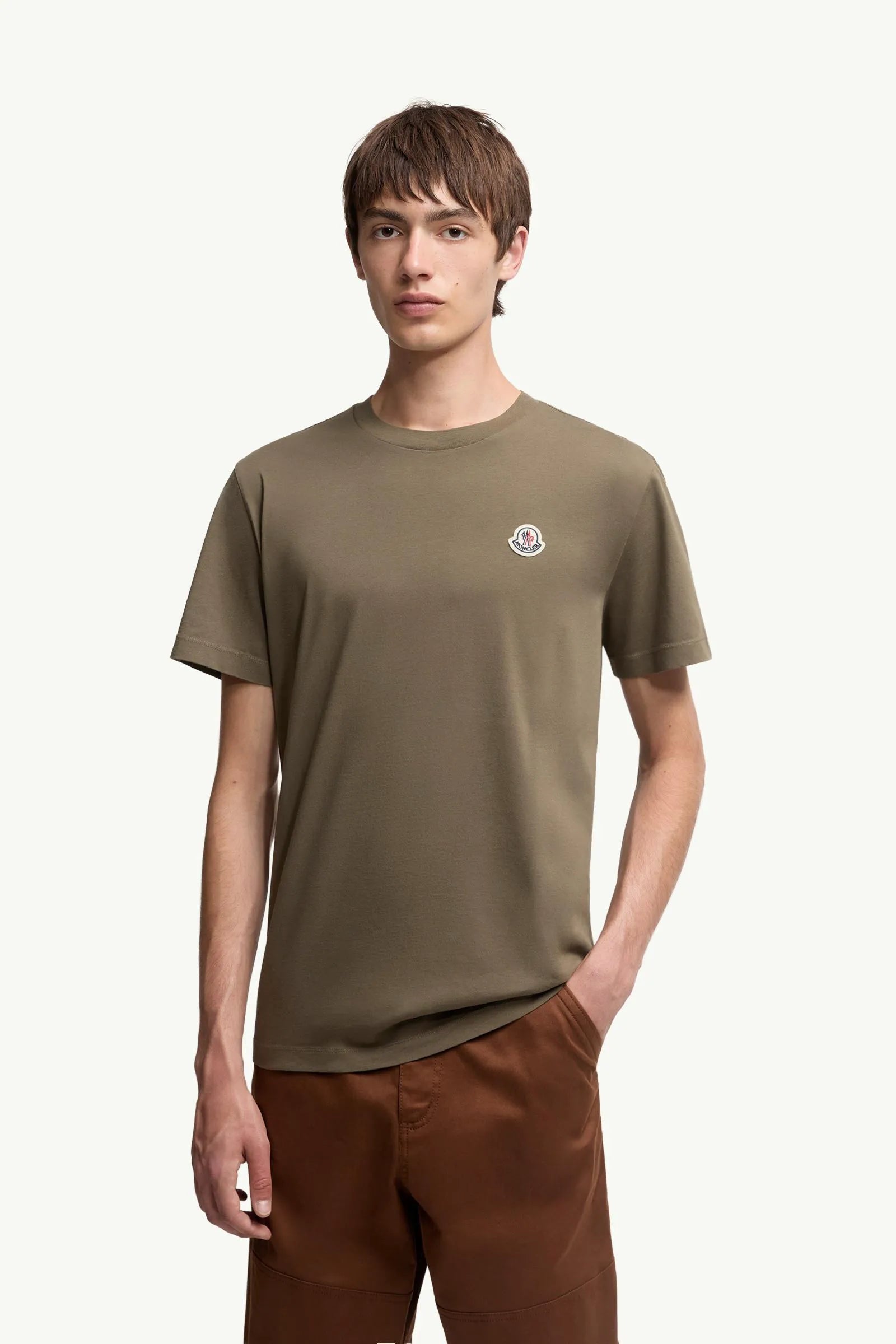 Blue & White & Olive Green