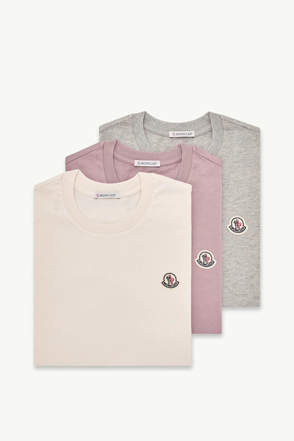 White Ivory & Grey & Dark Lilac