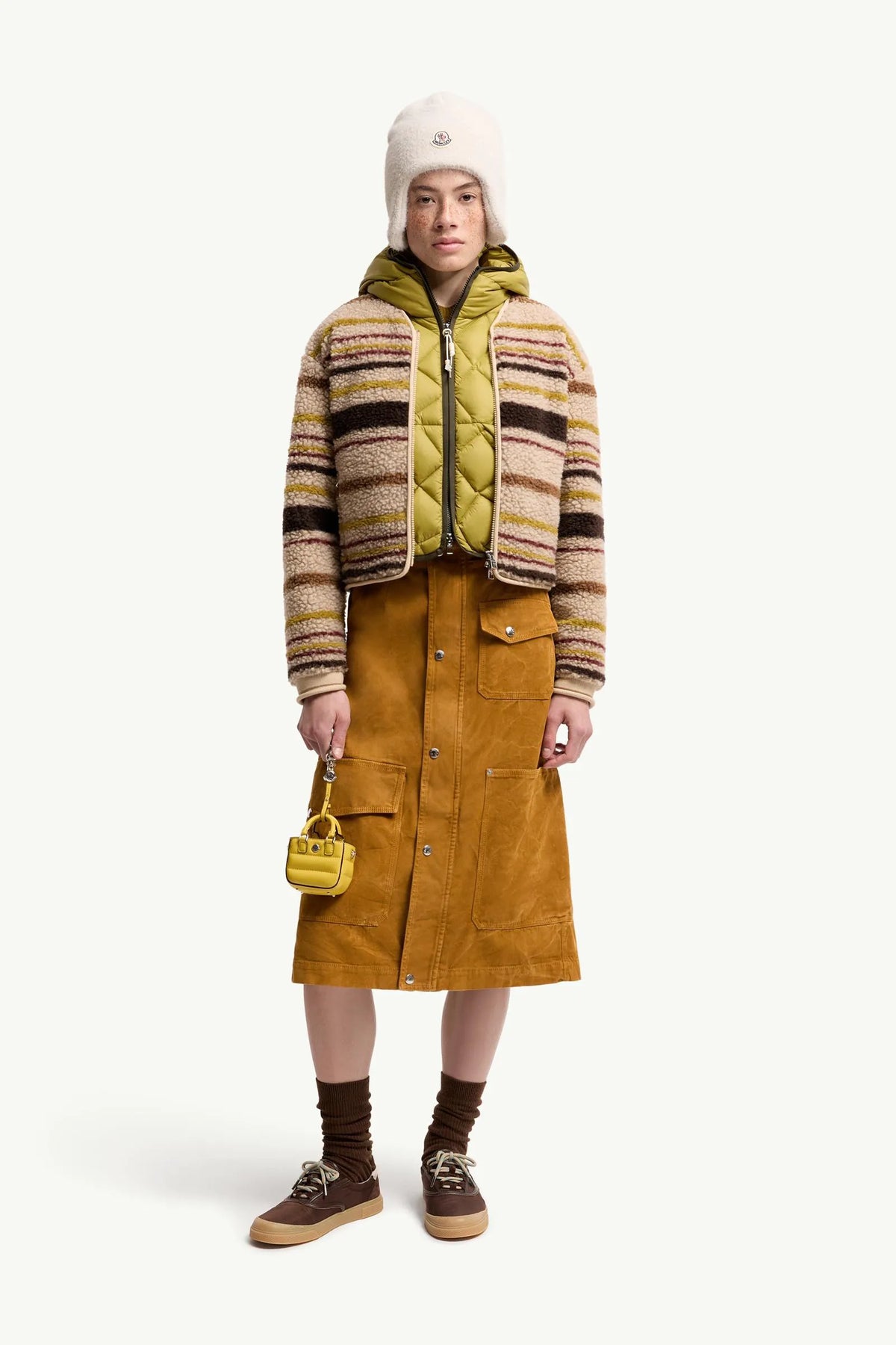 Beige & Brown