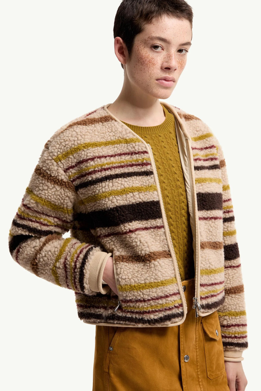Beige & Brown