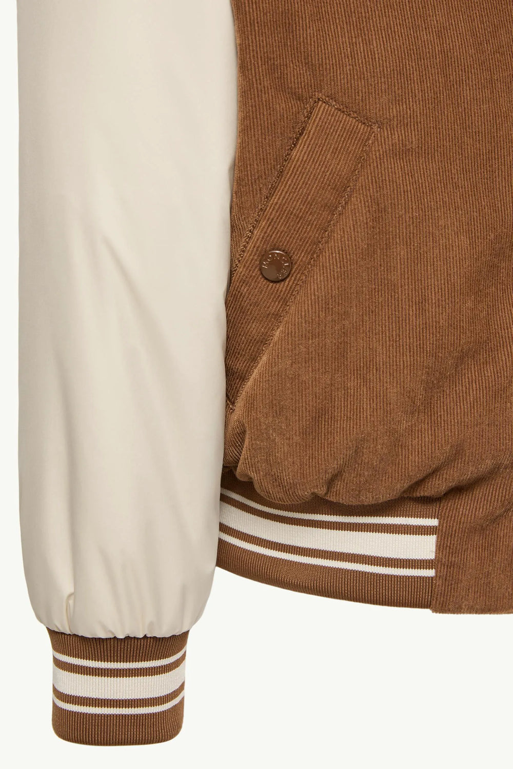 Beige & White